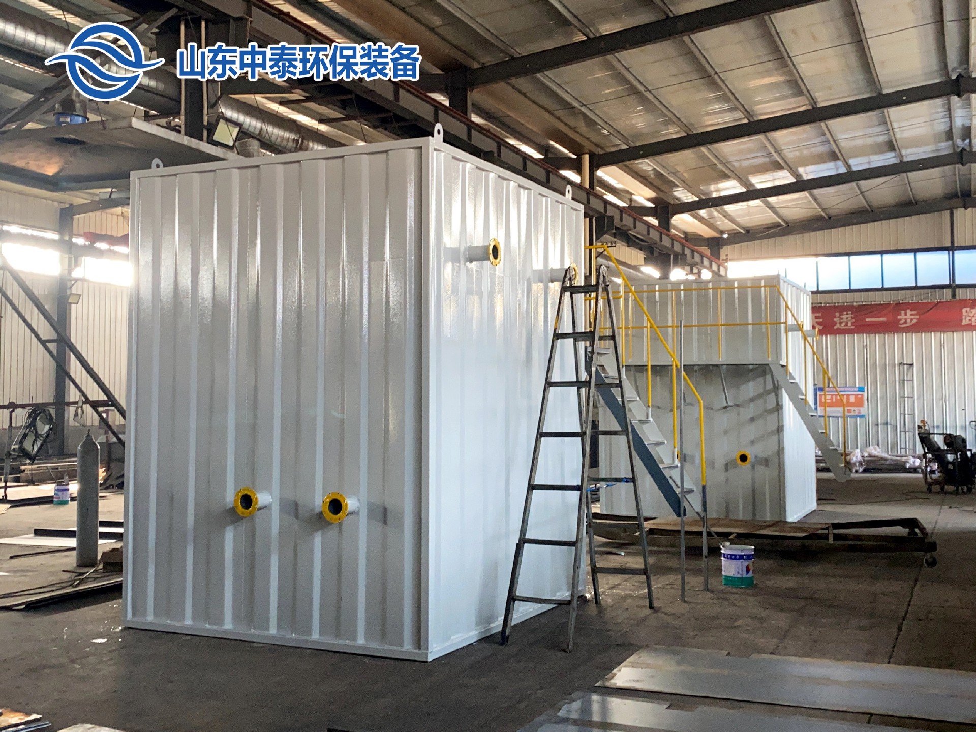 一體化污水處理設備_沉淀池_氣浮機設備